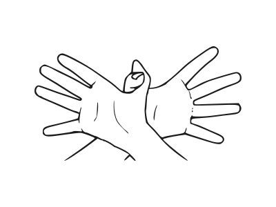 Geste de l'aigle Garuda