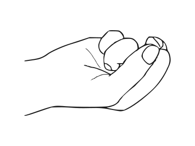 Geste du dieu Kubera