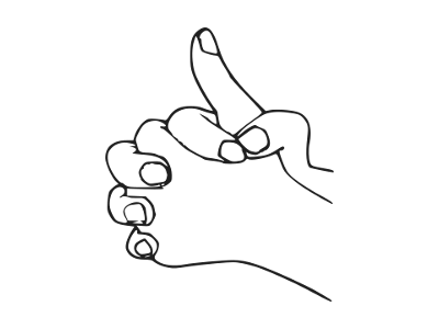 Geste de la source d'énergie